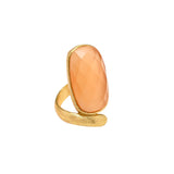 amari COCKTAIL RING - peach