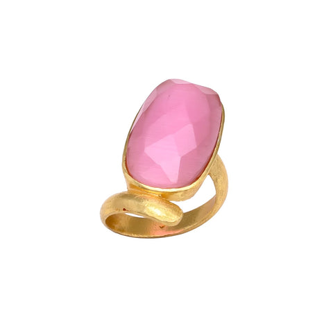 amari COCKTAIL RING - light pink