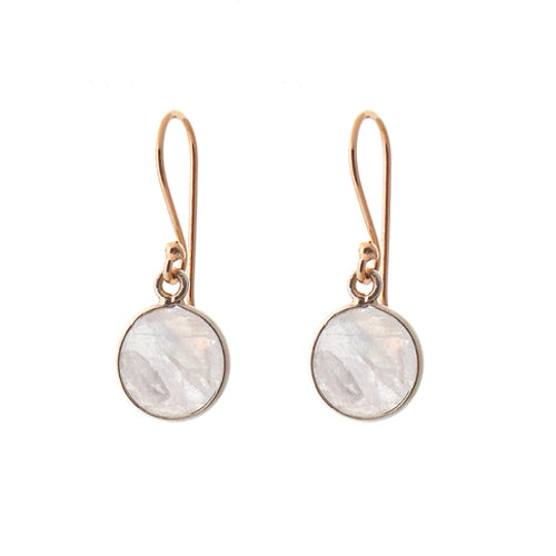 sophie drop earrings - moonstone
