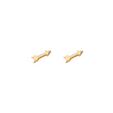 emilia arrow studs - gold
