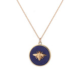 drop bee NECKLACE - lapis lazuli