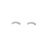 davinia ear stud  - white topaz