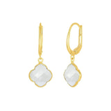 QUATREFOIL | CLOVER EARRINGS - moonstone