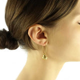 Rafaela shell large HOOP EARRINGS - large hoop