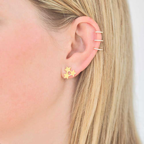 emilia triangle earrings