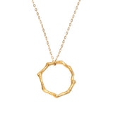 daisy ETERNITY NECKLACE - gold