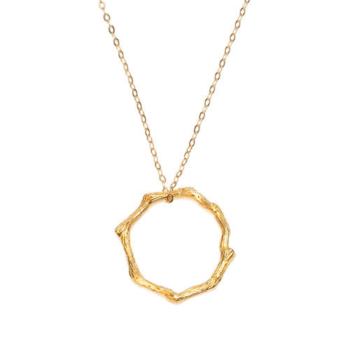 daisy ETERNITY NECKLACE - gold