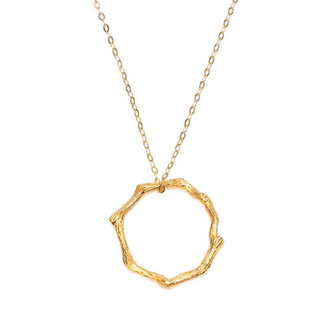 daisy ETERNITY NECKLACE - gold