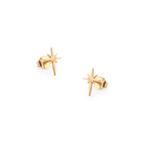 Olivia north star studs / EARRINGS, gold